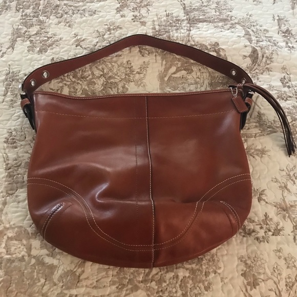 Brown leather Coach purse, brand new - Picture 2 of 4